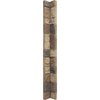 Ekena Millwork 3"W x 3"D x 48"H Universal Inside Corner for StoneWall Faux Stone Siding Panels, Colfax PNUIC03X48CO